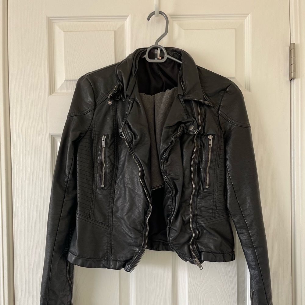Leather Jacket - Free People